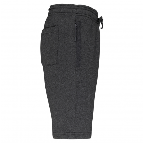 dark grey heather Bermuda de felpa multideporte unisex