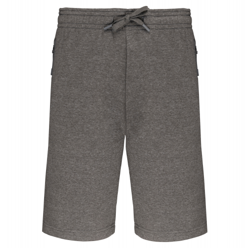 grey heather Bermuda de felpa multideportes para niños