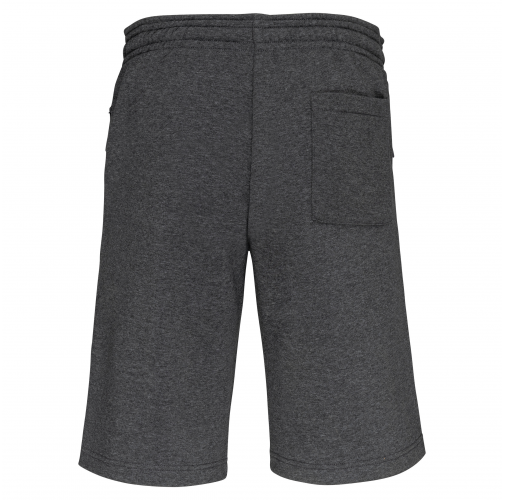 dark grey heather Bermuda de felpa multideportes para niños