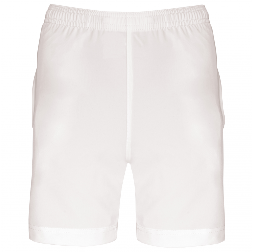 white Short performance niño