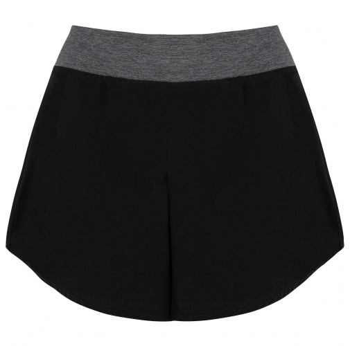 black / marl dark grey Falda con short integrado