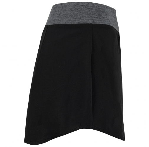 black / marl dark grey Falda con short integrado