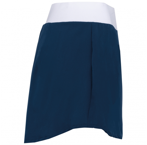 sporty navy / white Falda con short integrado
