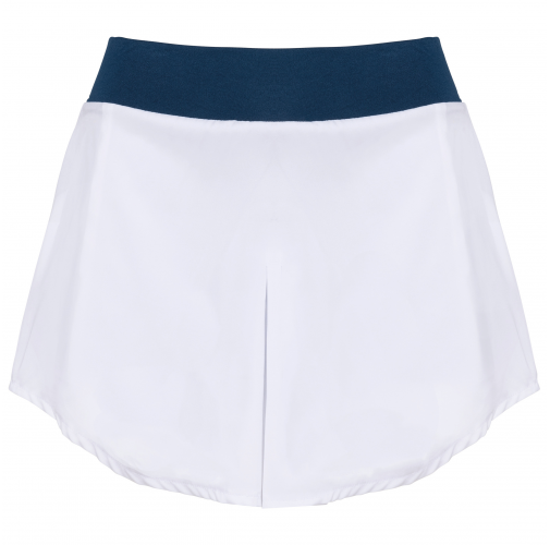 white / sporty navy Falda con short integrado