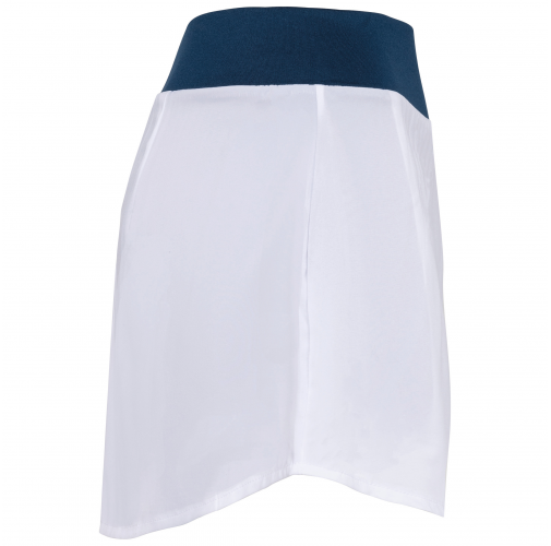 white / sporty navy Falda con short integrado