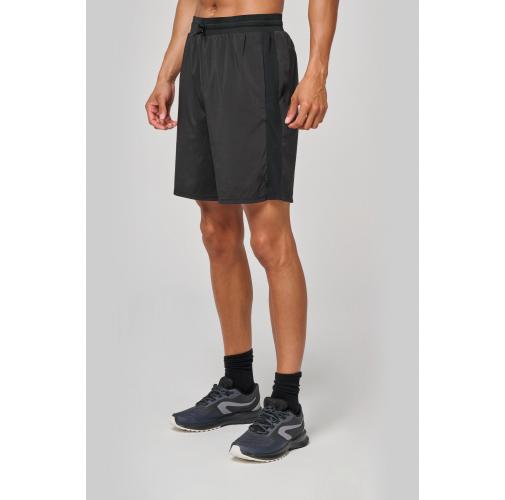 Short ecorresponsable 2 en 1 con short interior integrado hombre