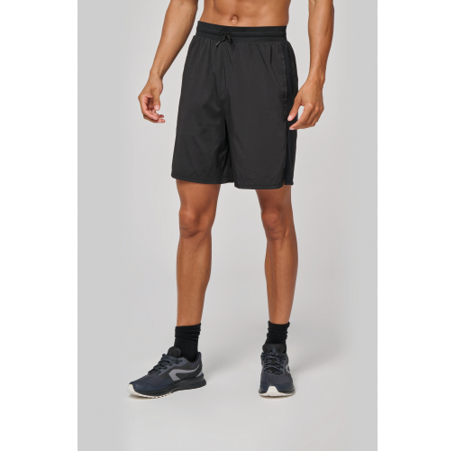 Short ecorresponsable 2 en 1 con short interior integrado hombre