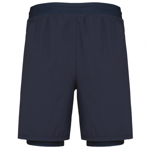 navy Short ecorresponsable 2 en 1 con short interior integrado hombre