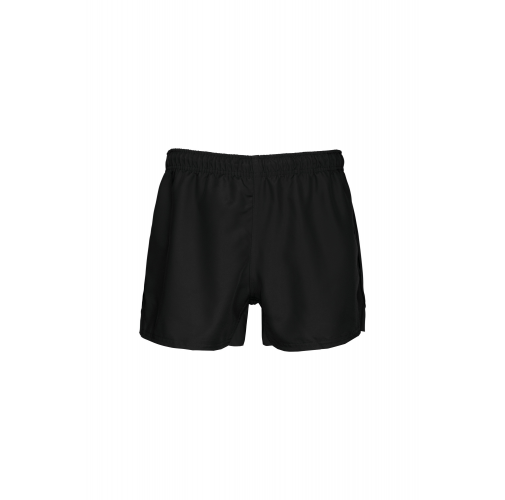 black Short de rugby elite unisex