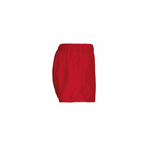 sporty red Short de rugby elite unisex