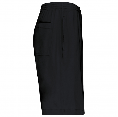 black Short jersey deportivo hombre