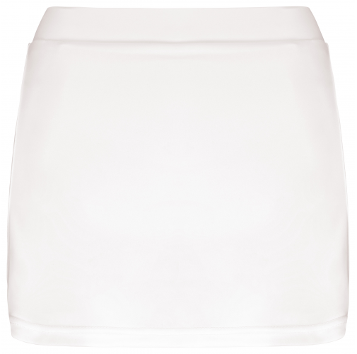 white Falda de tenis