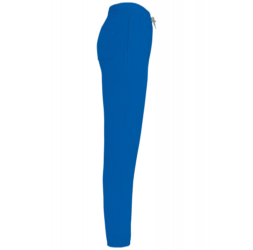 light royal blue Pantalón de chándal ligero de algodón unisex