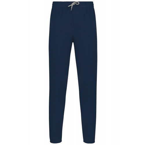 navy Pantalón de chándal ligero de algodón unisex
