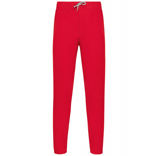 red Pantalón de chándal ligero de algodón unisex