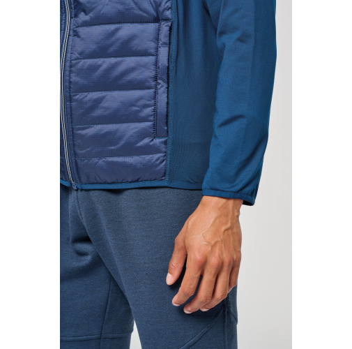Chaqueta deporte bimaterial unisex