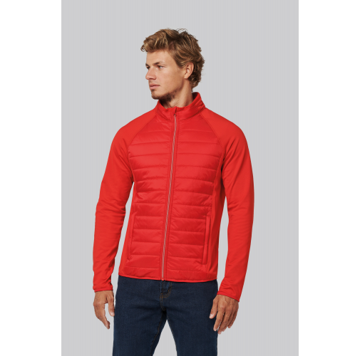 Chaqueta deporte bimaterial unisex