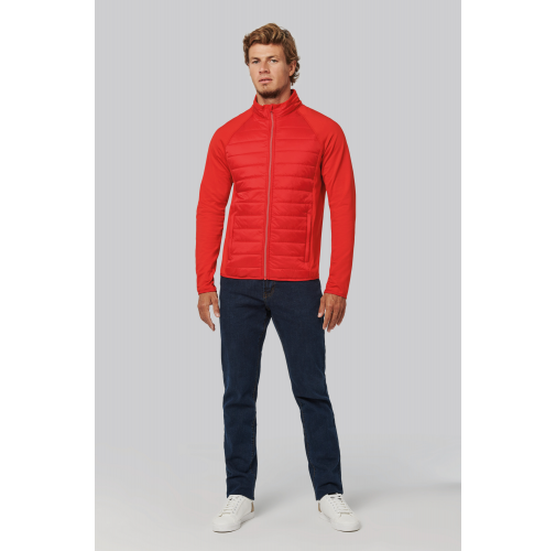 Chaqueta deporte bimaterial unisex