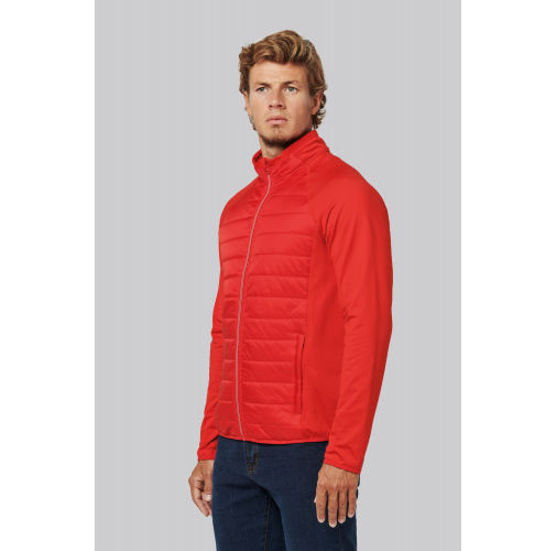 Chaqueta deporte bimaterial unisex