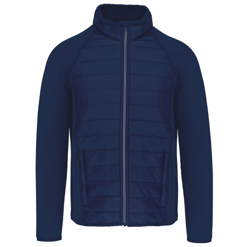 sporty navy Chaqueta deporte bimaterial unisex