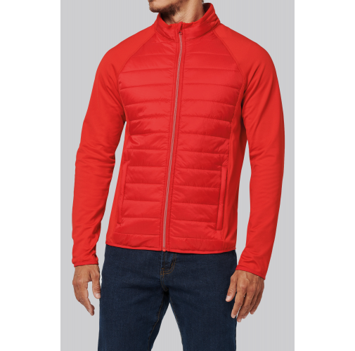 Chaqueta deporte bimaterial unisex