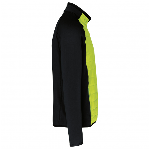 lime / black Chaqueta deporte bimaterial unisex