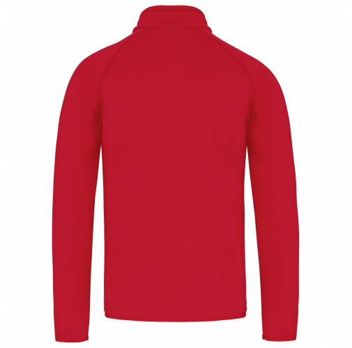 sporty red Chaqueta deporte bimaterial unisex