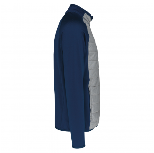 marl grey / sporty navy Chaqueta deporte bimaterial unisex