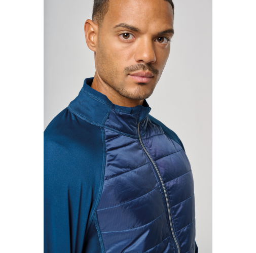 Chaqueta deporte bimaterial unisex
