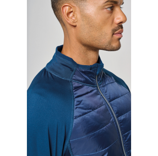 Chaqueta deporte bimaterial unisex