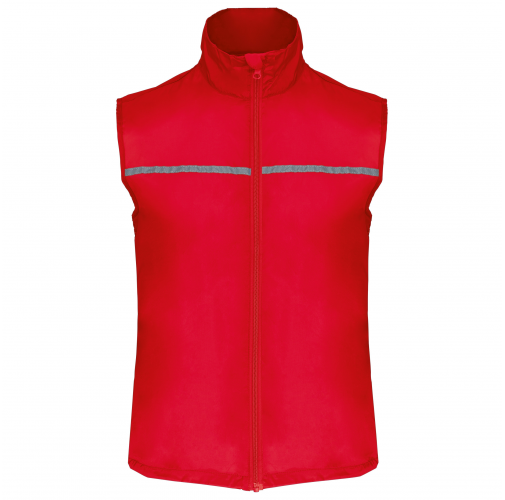 red Runner - chaleco deportivo con espalda de rejilla unisex