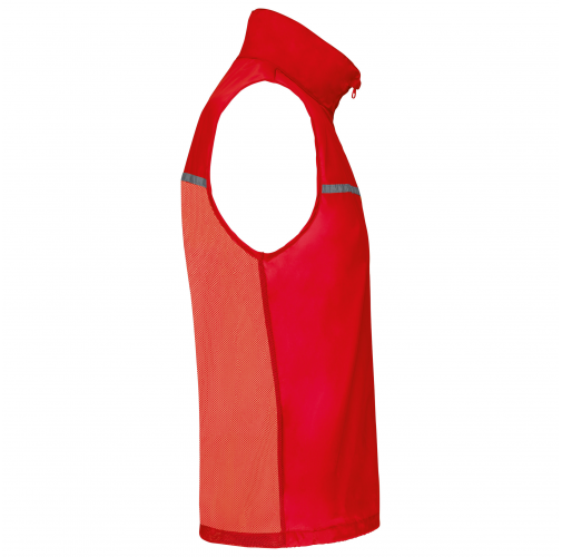 red Runner - chaleco deportivo con espalda de rejilla unisex