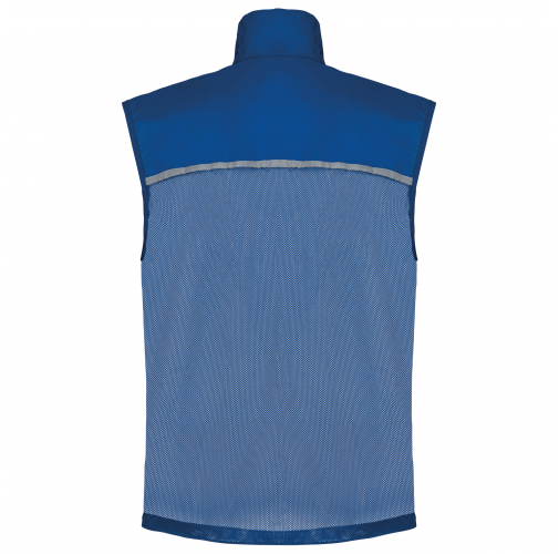 royal blue Runner - chaleco deportivo con espalda de rejilla unisex