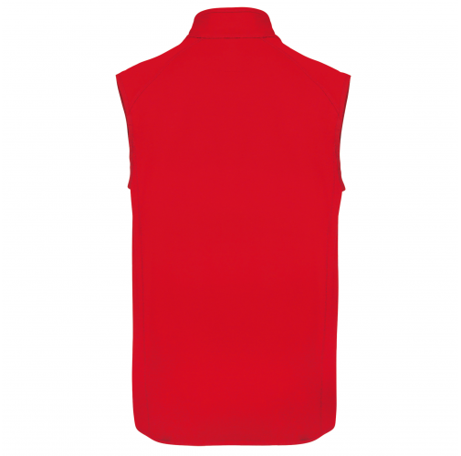 sporty red Chaleco deportivo bimaterial unisex
