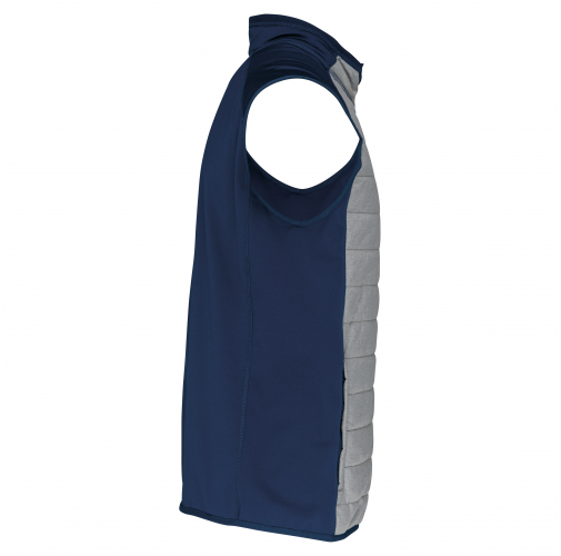 marl grey / sporty navy Chaleco deportivo bimaterial unisex