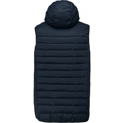 navy Chaleco acolchado con capucha para niño