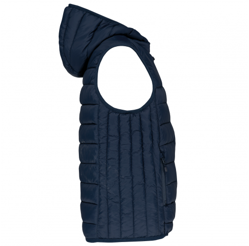 navy Chaleco acolchado con capucha para niño