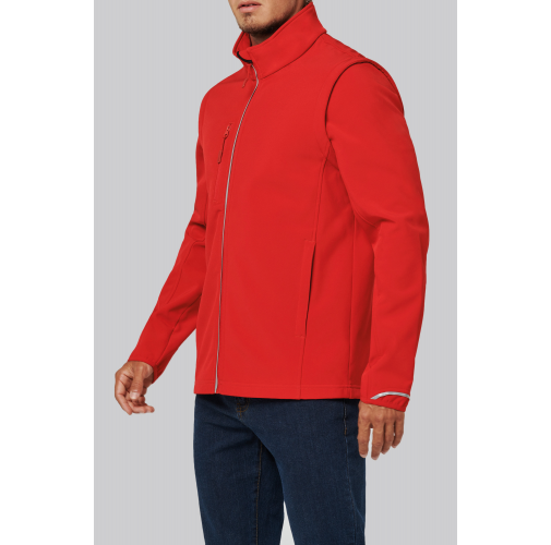 Chaqueta softshell con mangas amovibles unisex