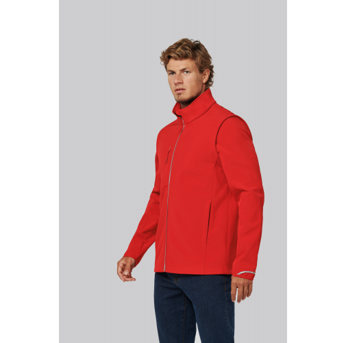 Chaqueta softshell con mangas amovibles unisex