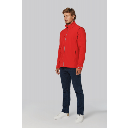 Chaqueta softshell con mangas amovibles unisex