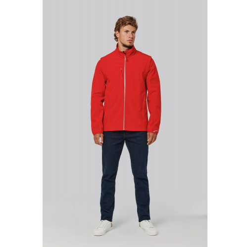 Chaqueta softshell con mangas amovibles unisex