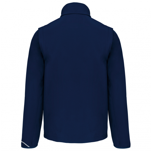 navy Chaqueta softshell con mangas amovibles unisex