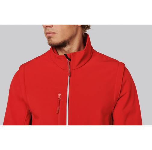Chaqueta softshell con mangas amovibles unisex