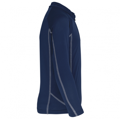 sporty navy Top deportivo manga larga ¼ cremallera infantil