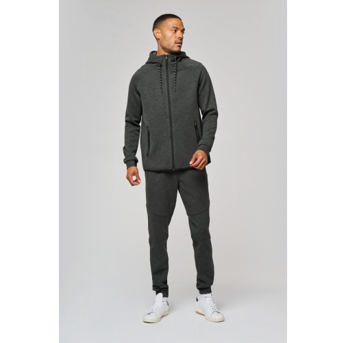 Chaqueta de chándal performance con capucha hombre