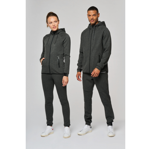 Chaqueta de chándal performance con capucha hombre