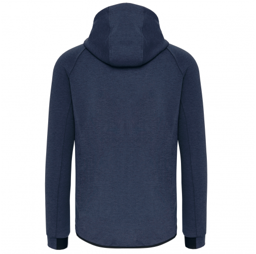 french navy heather Chaqueta de chándal performance con capucha hombre