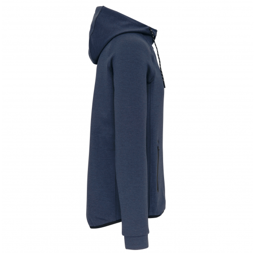 french navy heather Chaqueta de chándal performance con capucha hombre
