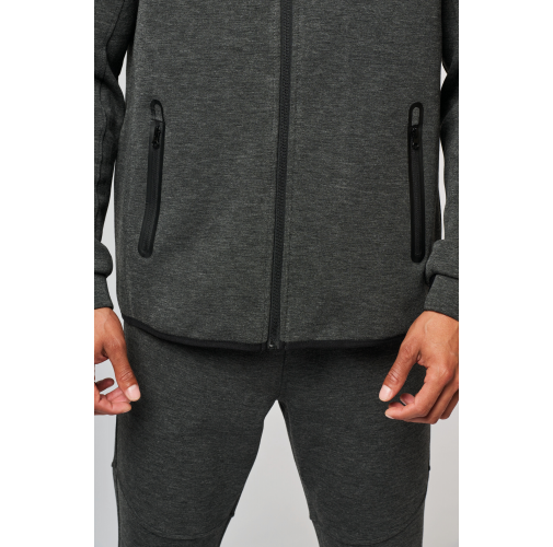 Chaqueta de chándal performance con capucha hombre