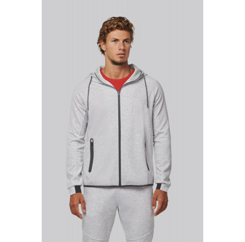 Chaqueta de chándal performance con capucha hombre